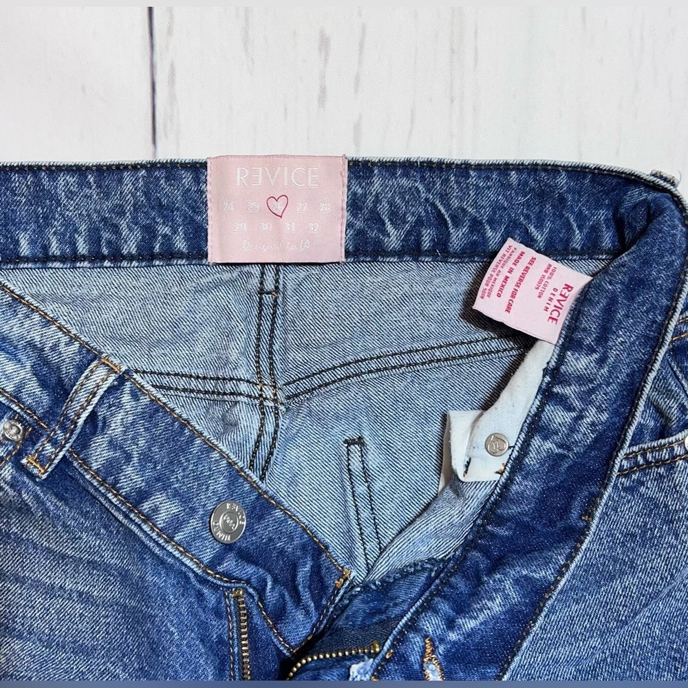 Revice V-Waist Straight Leg Jeans - Picture 5 of 7